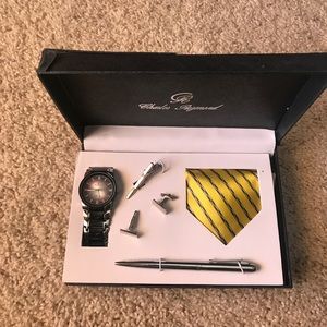 Charles Raymond watch and tie set